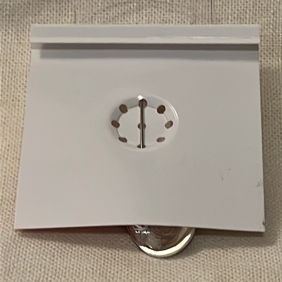 Purple Christmas Stocking Dress Pin. - Picture 3 of 3